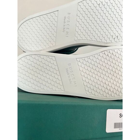 BUSCEMI Mid Sneaker, Women’s Italian Leather Hightop , Size 38 (Euro) Petrol NWT - Picture 15 of 16
